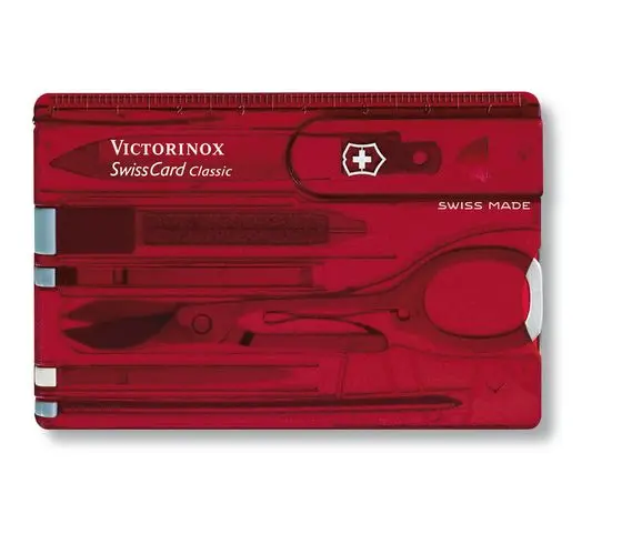 swiss card rossa modello Classic V-0.71 00.T
