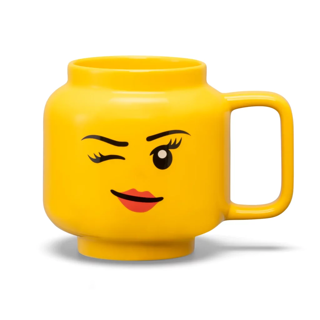 Tazza in ceramica LEGO® Grande - Ragazza LEGO® che Strizza lOcchio