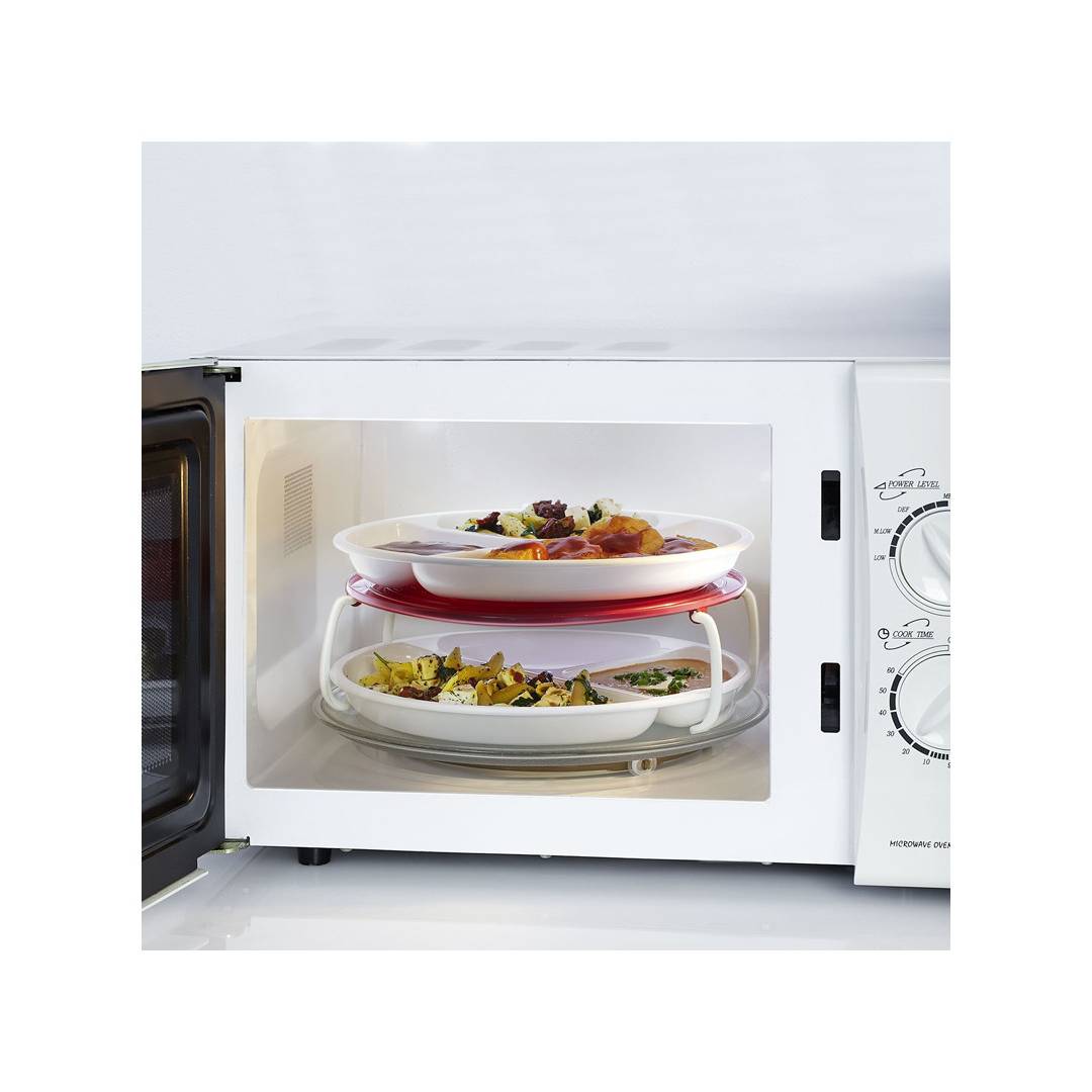Aieraczy Copertura per forno a microonde, 2 pezzi, 27 cm