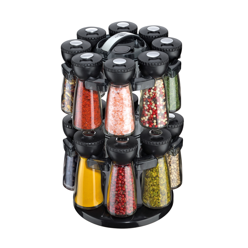Set 36 Barattoli Spezie In Vetro Da 113g – Coperchi In Bambù E Shaker – Con Etichette Adesive - 4