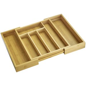 porta posate allungabile in legno 510177