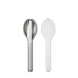 set posate ellipse verde nordico