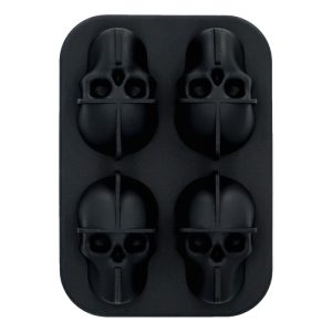 Stampo in Silicone Forma Ghiaccio Teschio 3D