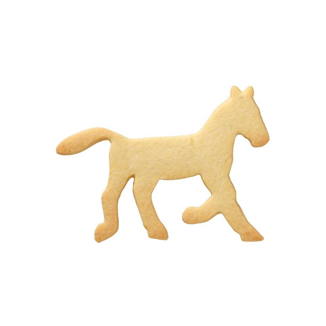 Taglia Biscotto in acciaio inox - Cavallo al Trotto - immagine 3