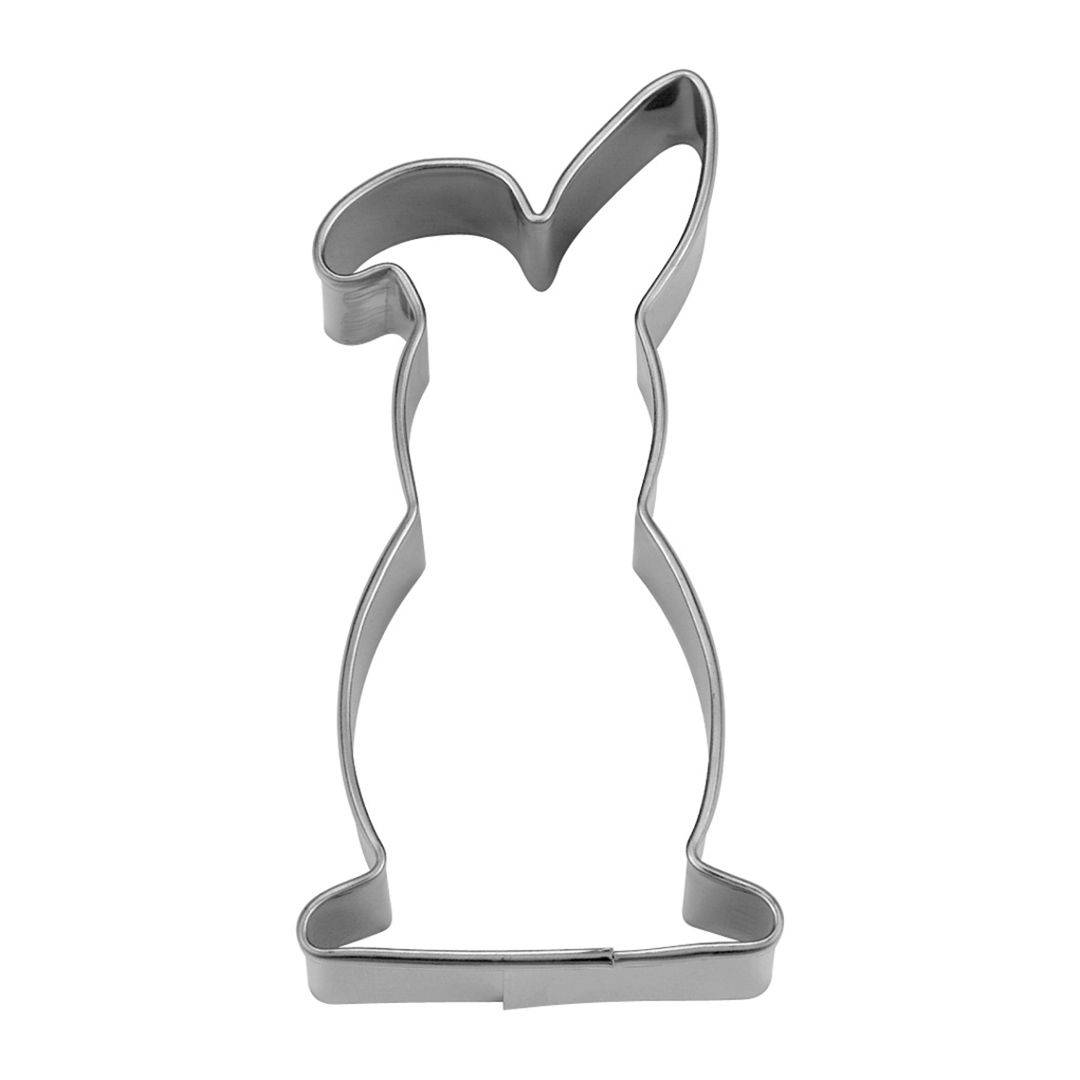 Set 4 Stampini Biscotti Pasquali - Acciaio Inox, Forme Uovo, Coniglio, Pulcino