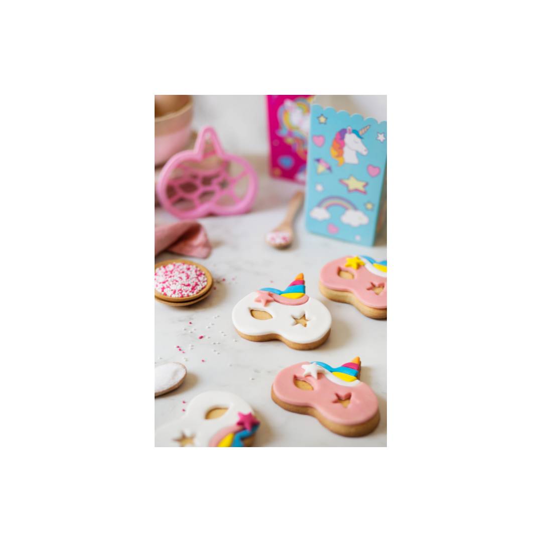 Taglia Biscotti Mascherina di Carnevale "Unicorno" - immagine 3