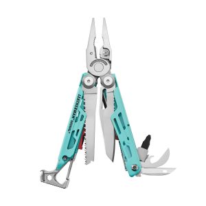 PINZA LEATHERMAN signal-aqua-fanned
