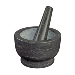 mortaio in marmo nero uranus 5113987