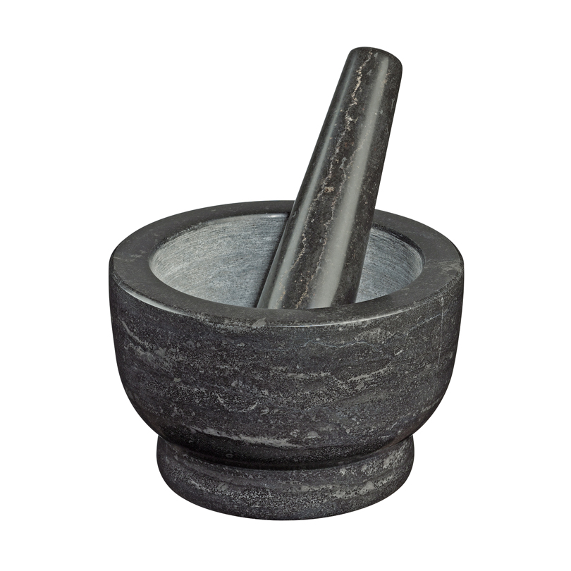 mortaio in marmo nero uranus 5113987