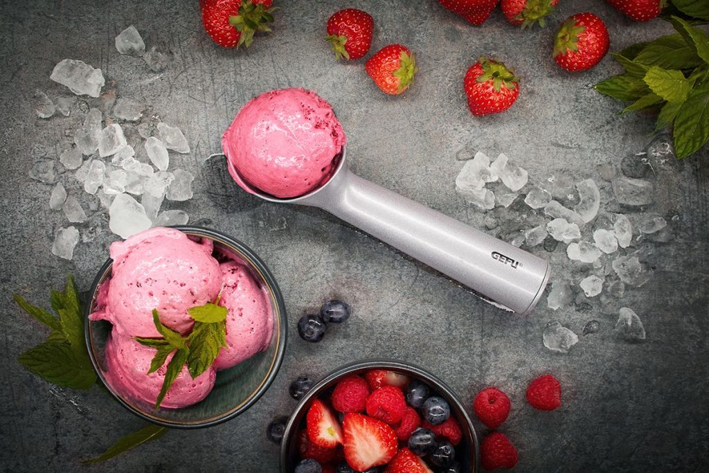 GEFU PORZIONATORE GELATO a palline in alluminio art 12496