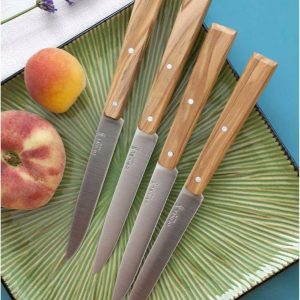 coltelli da tavola opinel bon apetit manico legno di ulivo