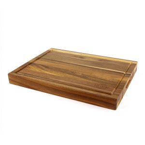 tagliere rettangolare in legno con scanalatura 1900071