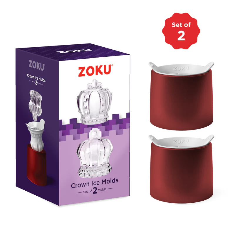 4 Stampe Per Cubetti Di Ghiaccio In Silicone Con Coperchio – Impilabili, Senza BPA, Per Cocktail E Succo
