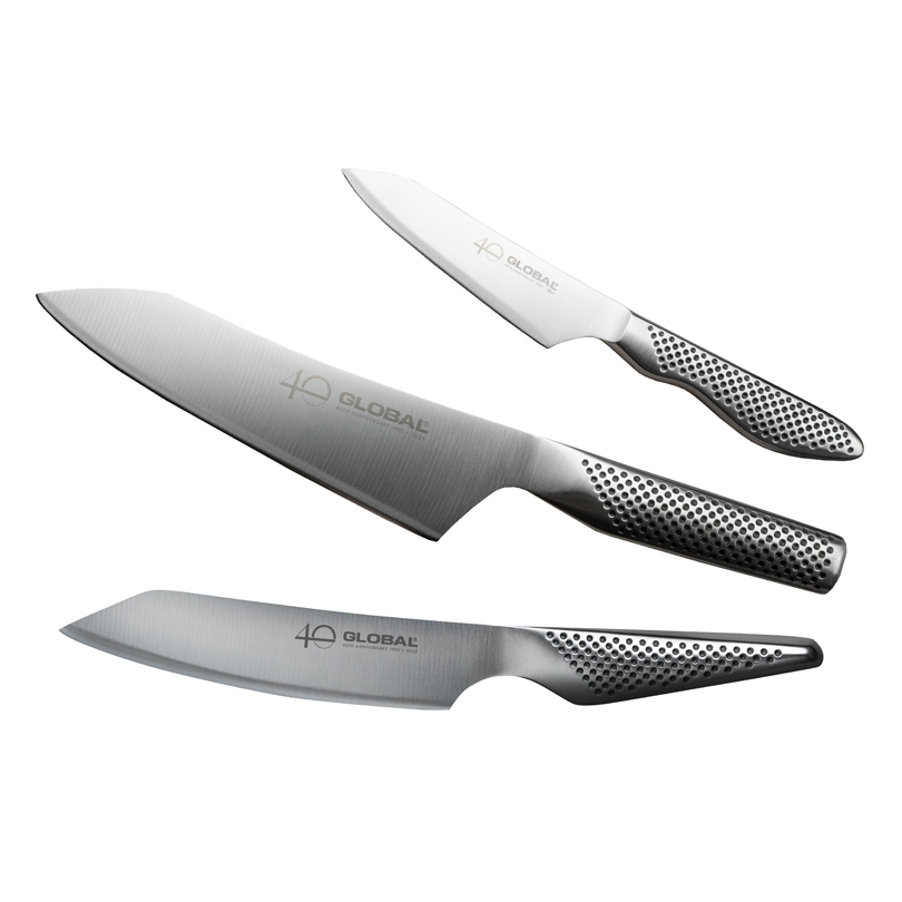 set coltelli da cucina global Japan anniversario 40 anni art 4501388