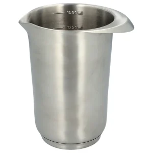 vaso per frullatore ad immersione tipo bamix, in acciaio inox 1,5 litri