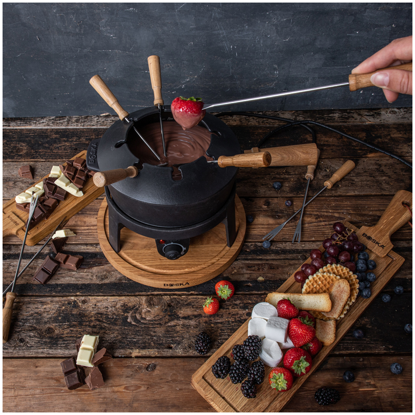 Bomann Set Fonduta Elettrica FD2248CB - Con 8 Forchette Acciaio Inox - Pentola 1.2L Anti-Schizzi - Foto 7