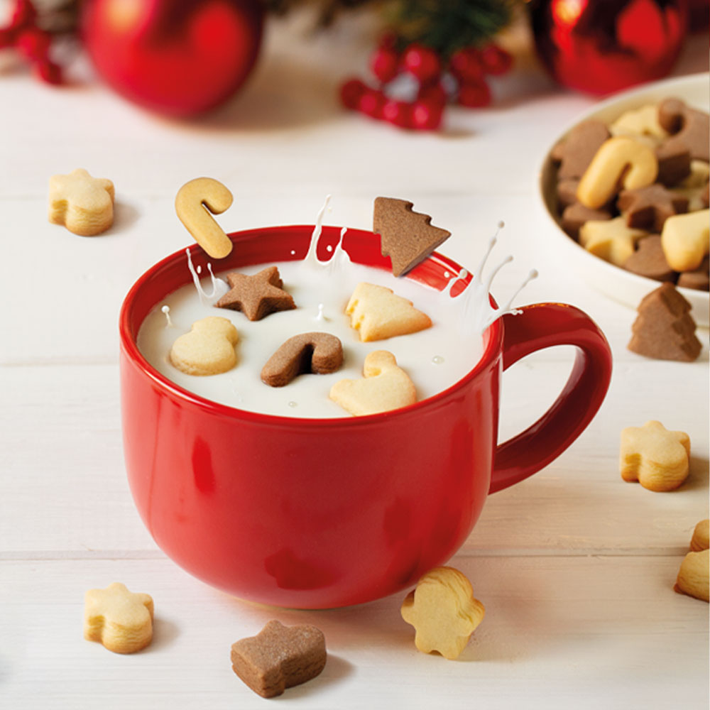 placca taglia biscotti di natale per mini biscotti