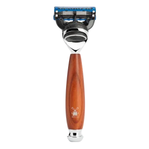 rasoio a mano muhle con lamette gillette fusion