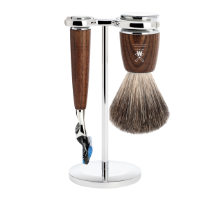 set rasatura muhle rytmo fusion in legno di frassino stabilizzato