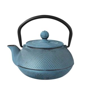 teiera in ghisa azzurra 1731076