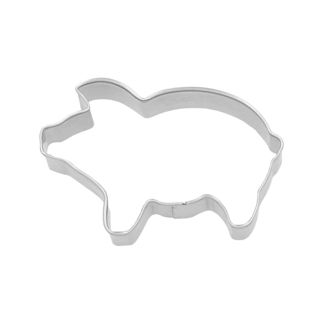 Taglia Biscotto in acciaio inox - Maialino cm 6