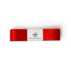 nastro di doppio raso Decora alto cm 2,5 color rosso chiaro