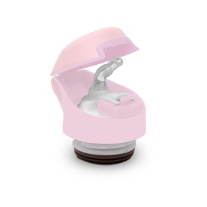 tappo borraccia con cannuccia rosa rosa