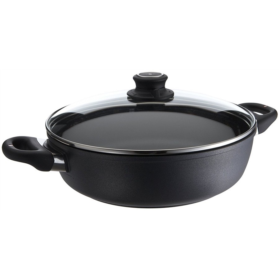 SWISS DIAMOND 6628 casseruola 2 manici cm 28 fuoco GAS 6628