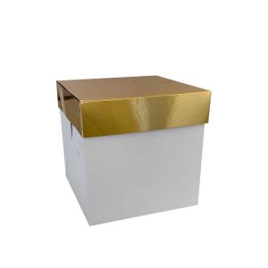 scatola porta dolci e porta panettone cm 20x20x20 art 0339495