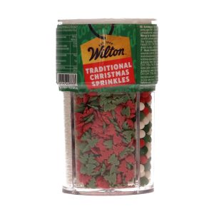 Stelle & Perle di Zucchero "4-in-1 Sprinkle Mix traditional christmas" - rosse, bianche verdi