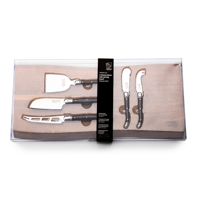 Set Di 6 Coltelli Da Formaggio In Acciaio Inox Per Alimenti, Manico Ergonomico, Multiuso, Affilati