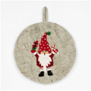 sottopentola in lana cotta folletto di Natale 5460328