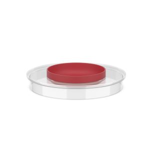 Coperchio Paraspruzzi per Ciotola da Impasto "Chef It" - 3 litri rosso corallo