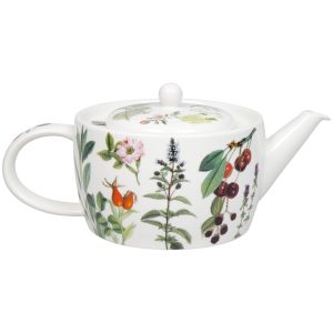 Teiera in Bone China con Coperchio & Filtro in acciaio inox "My favourite Tea Fruits and Herbs" -  litri 1,4