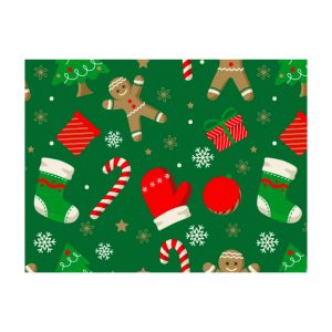 Scatola in Cartone per Dolcetti di Natale - Gingerbread cm 18 x 13,5 x 7,5 h