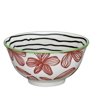 Ciotola in Porcellana "Amici - Floreale" - Grande ml 850/cm Ø18x8