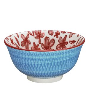 Ciotola in Porcellana "Amici - Rombi Blu" - Grande ml 850/cm Ø18x8