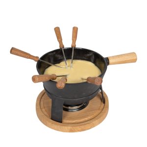 Set Fonduta di Formaggio "Pro L" in Ghisa - 10 pz / litri 1,8