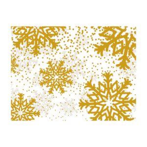 Scatola in Cartone per Dolcetti di Natale - Stelle di Ghiaccio cm 18 x 13,5 x 7,5 h
