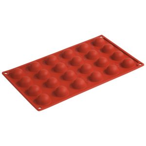 stampo silicone semisfera cm 3