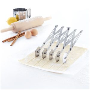 Rullo Tagliapasta Estensibile con 5 Lame - Pantografo