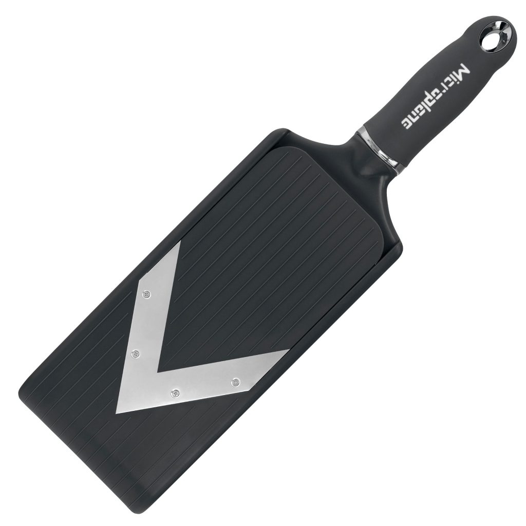 Mandolina Affetta Verdura & Frutta "V-Slicer PureCut" Microplane- Antracite