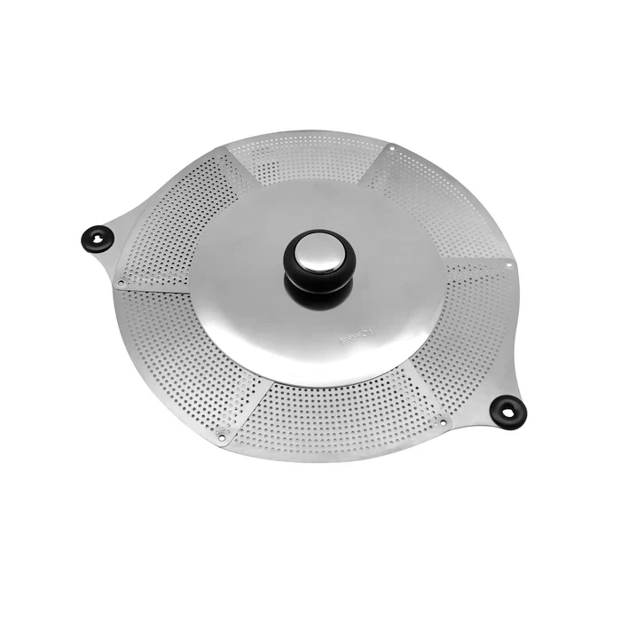 Paraschizzi a Ventaglio in Acciaio Inox - diametro regolabile da 22 a 32 cm