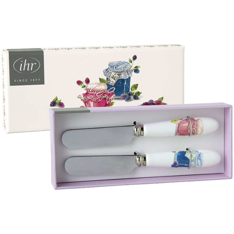 Berry and Cake cream set due coltelli spalmaburro