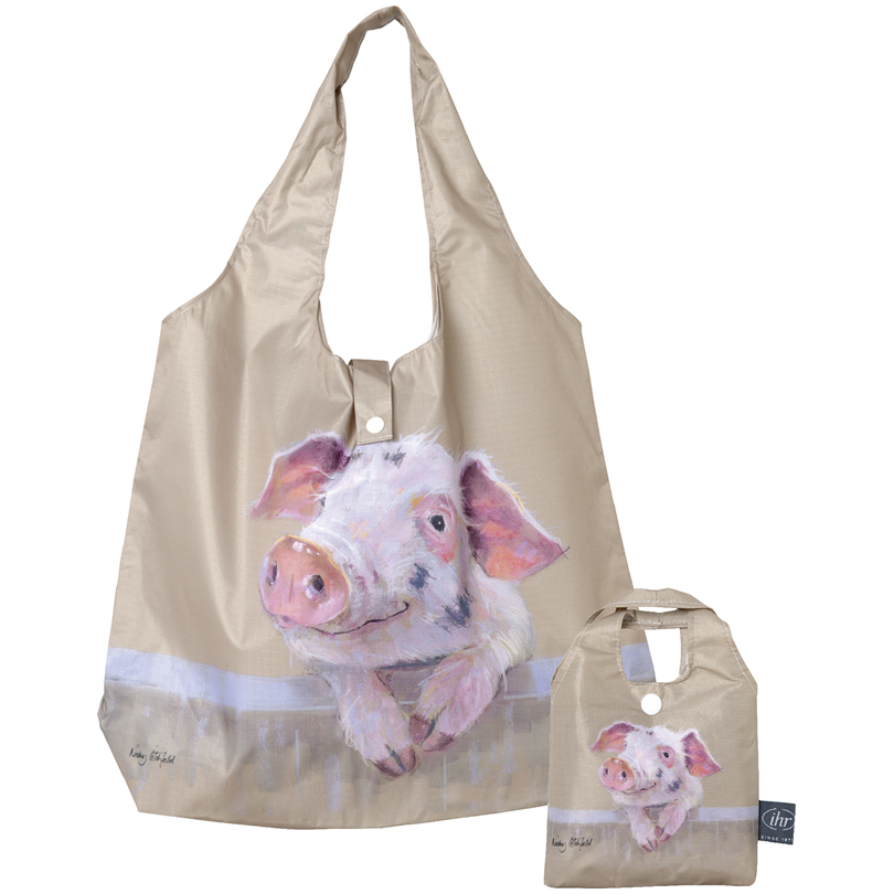Borsa Spesa con Custodia "Pig Ruffy" cm 43x10x58