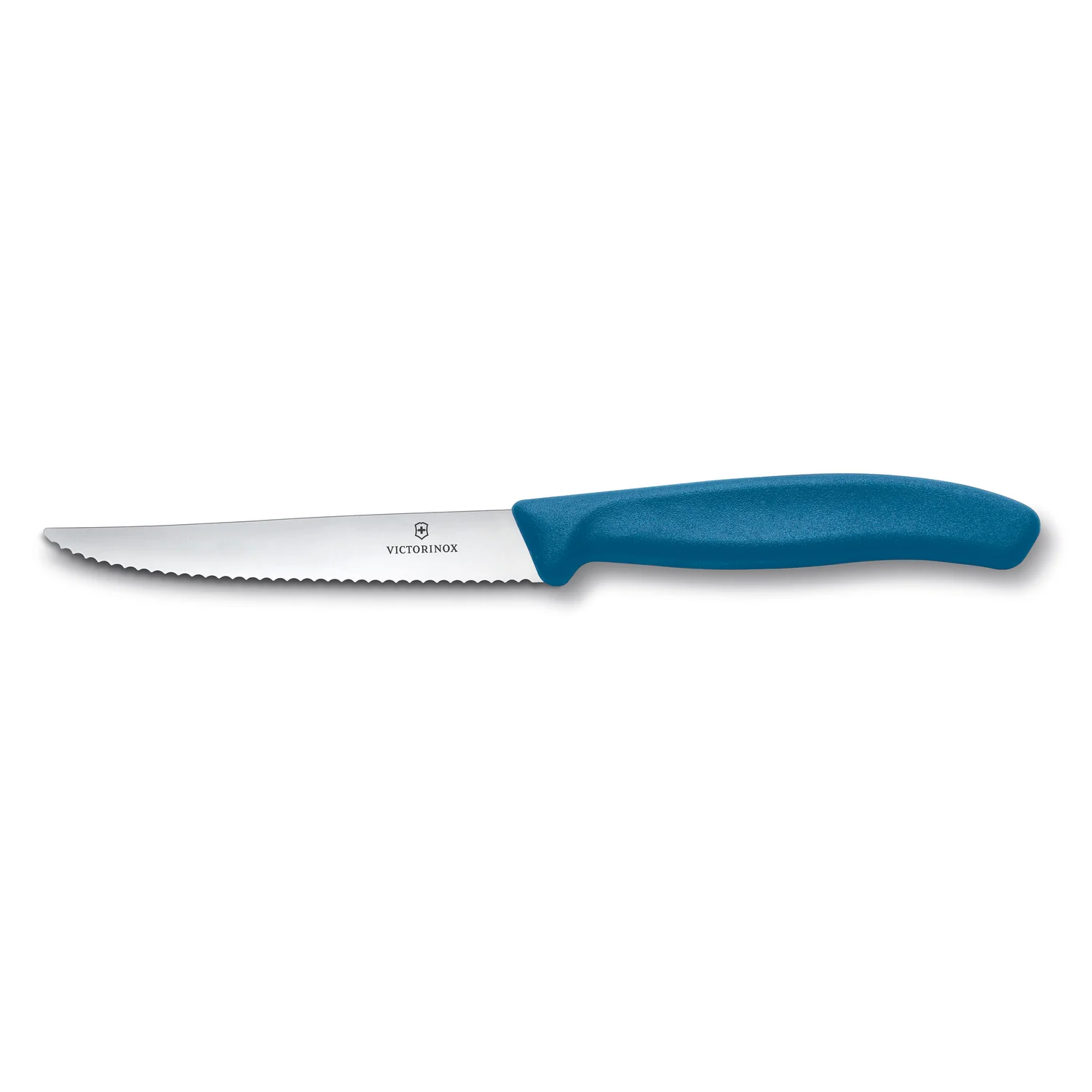 Coltello da Tavola Lama Seghettata - Swiss Classic Victorinox Blu New