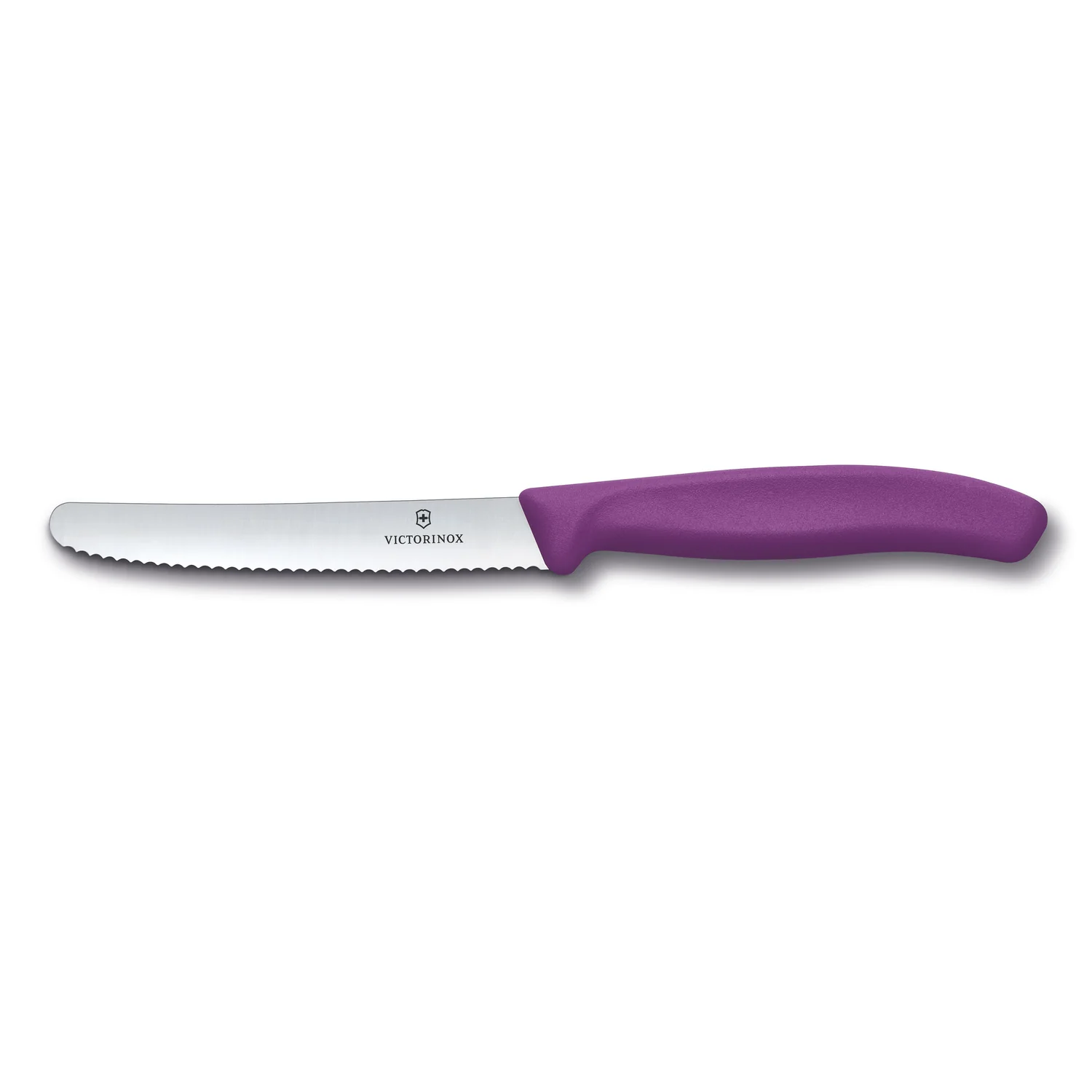 Coltello da Tavola Lama Seghettata Punta Tonda - Swiss Classic Victorinox Viola