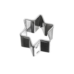 Mini  Taglia Biscotto in acciaio inox - Stella cm 1,8
