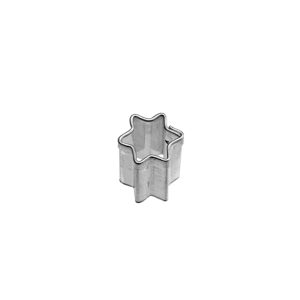 Mini  Taglia Biscotto in acciaio inox - Stella cm 1,1