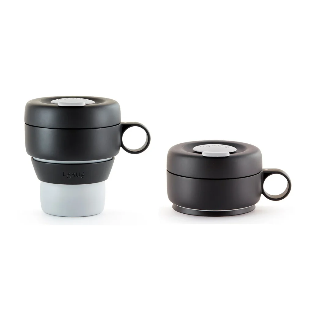 Tazza-Mug Pieghevole "To Go" Lekuè - 350 ml